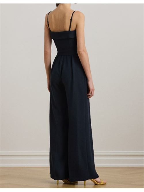 JUMPSUIT IN SATIN AND CREPE LAUREN RALPH LAUREN | 253962765001410 NAVY